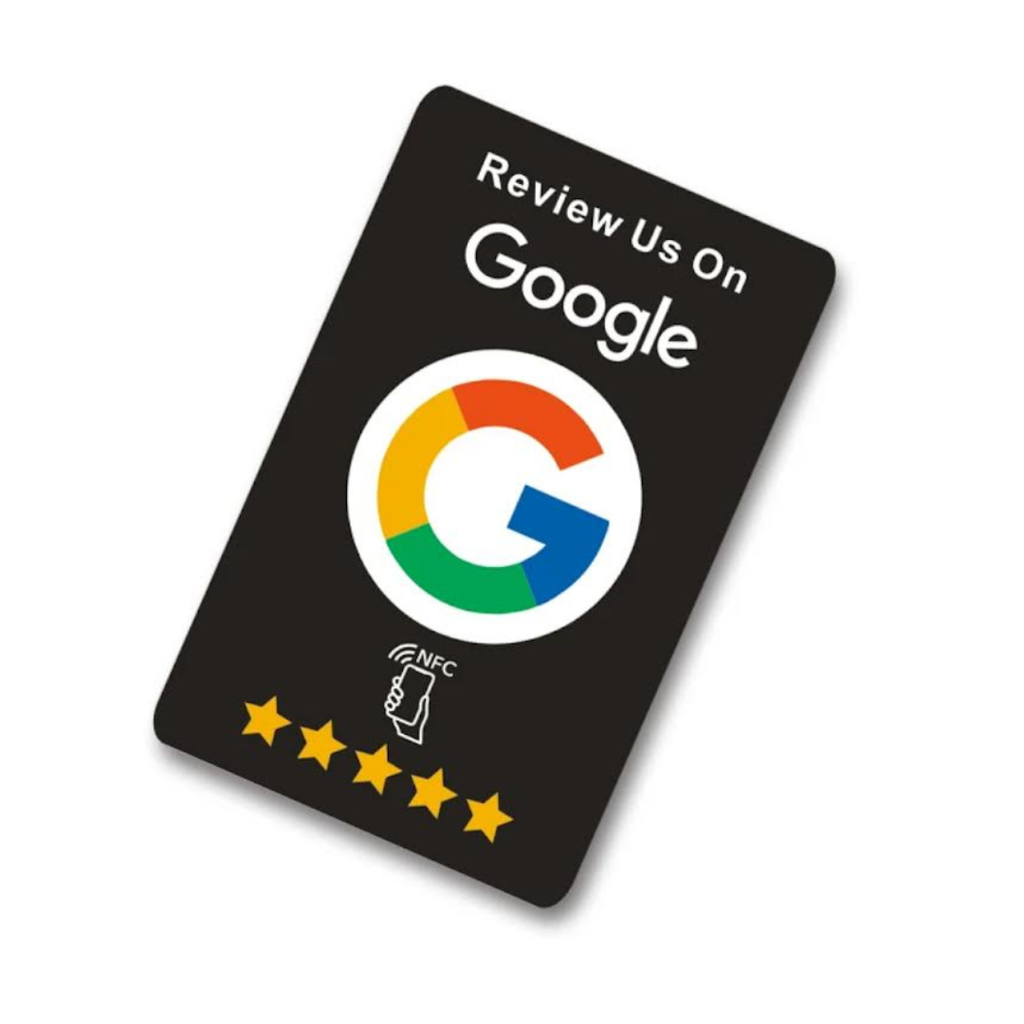Tarjetas NFC para reseñas de Google